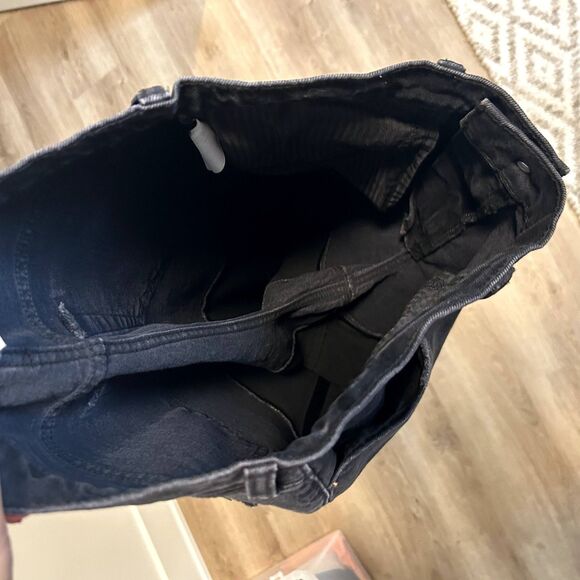 Abercrombie & Fitch Pants Curve Love The '90s Straight Ultra High Rise 10 Short - Picture 8 of 13